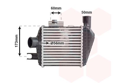 VAN WEZEL Kompressoriõhu radiaator 82004226